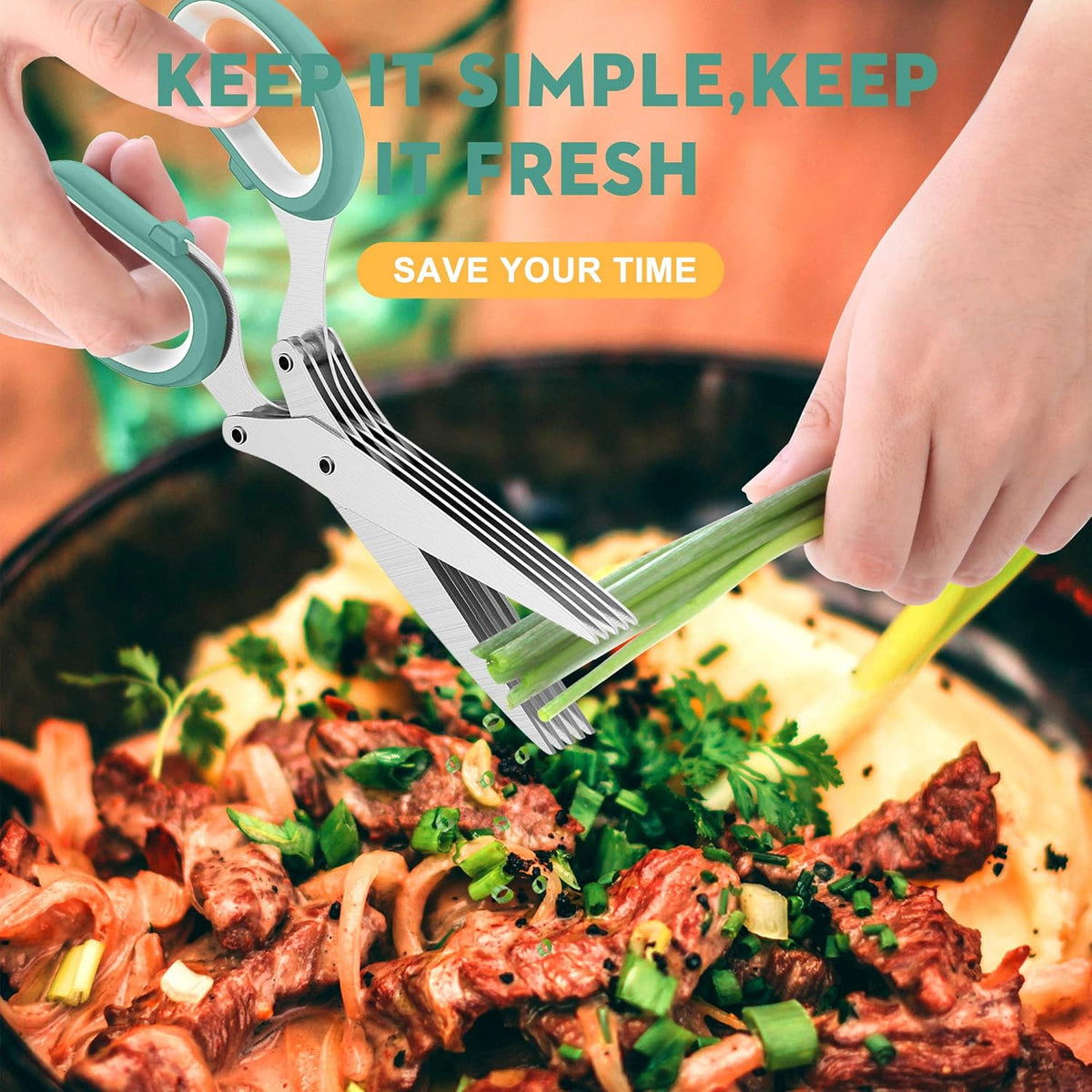 5-Blade Herb Scissor