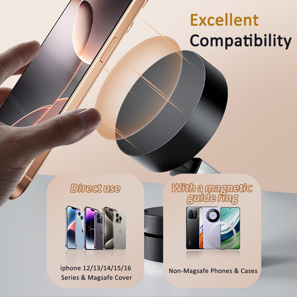 Universal Mobile  Phone Holder & Best For Car Users  – Strong Suction