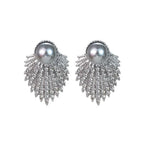 Fashion And Fully-jewelled Alloy Stud Earrings Female Niche21