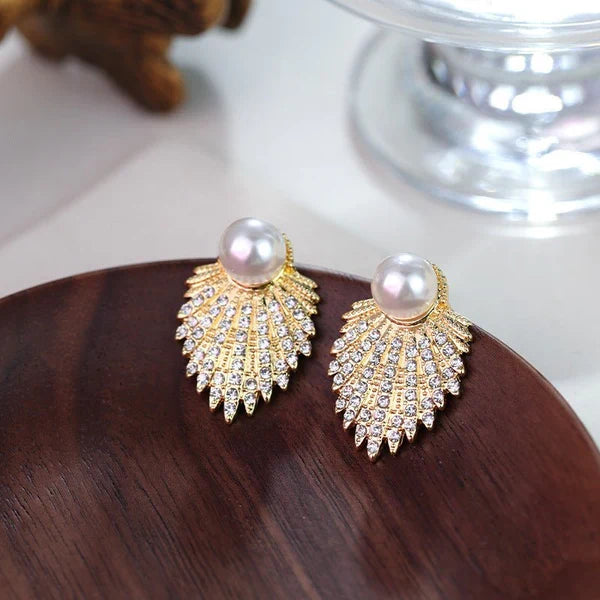 Fashion And Fully-jewelled Alloy Stud Earrings Female Niche21