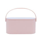 Portable LED Light Storage Box Beauty And Makeup Mirror